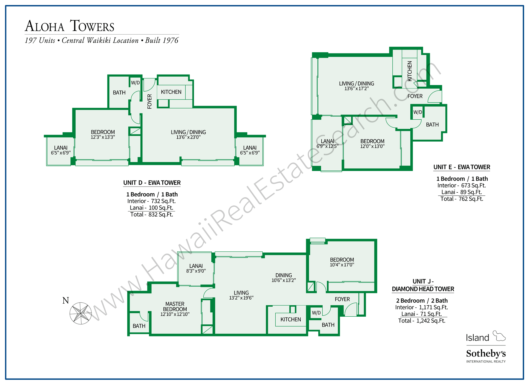 Aloha Towers Condos For Sale Waikiki Condos in Oahu, Hawaii